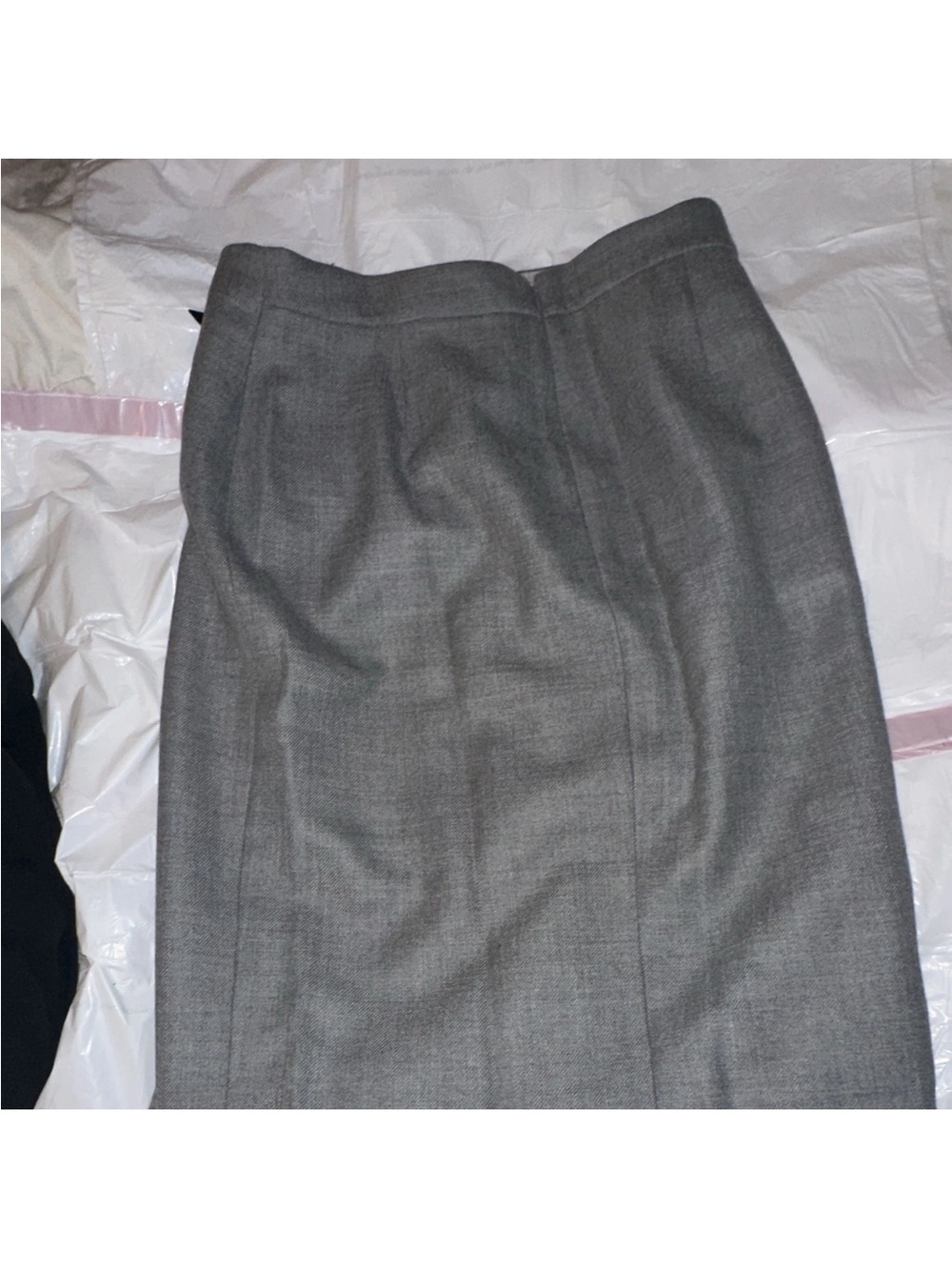 Jcrew Wool Pencil Skirt with Black Bow Details - Picture 4 of 4